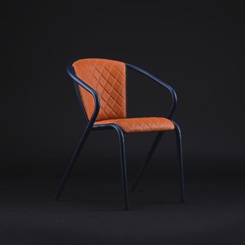 Современный cтул - BICAchair XL GENTS - BICA chair - для интерьера / из кожи / с основанием из стали
