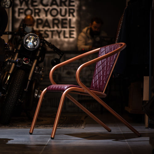 Современное кресло - BICAlounge &amp; BICAchair GENTS - BICA chair - из кожи / обитое / цвет по индивидуальному заказу