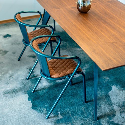 Современный комплект стол - стулья - BICAdine & BICAchair - BICA chair - для интерьера / из фанерованной древесины / из цельной древесины