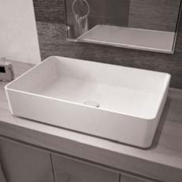 Настольная раковина - MINIMA/R - IOTTI BY MENOZZI - из Solid Surface / прямоугольная / современная