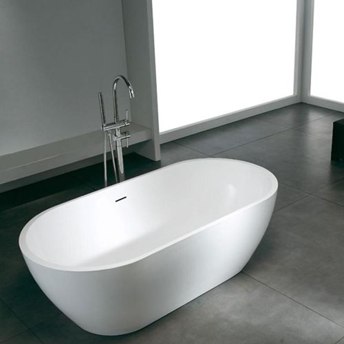 Овальная ванна - CAIRO - STANO - островная / из Corian® / двойная