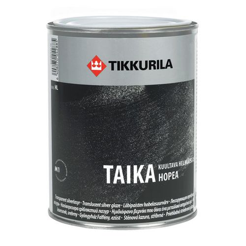 Декоративная краска - TAIKA PEARL GLAZE SILVER - Berling Paints - синтетическая / посеребренная / металлизированный эффект