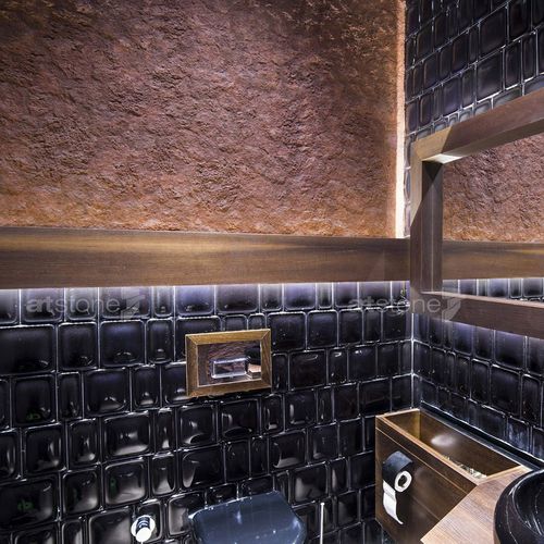 Покрытие для стен для внутреннего пространства - MAGMA - Artstone - из вулканической лавы / текстурированное / рельефное