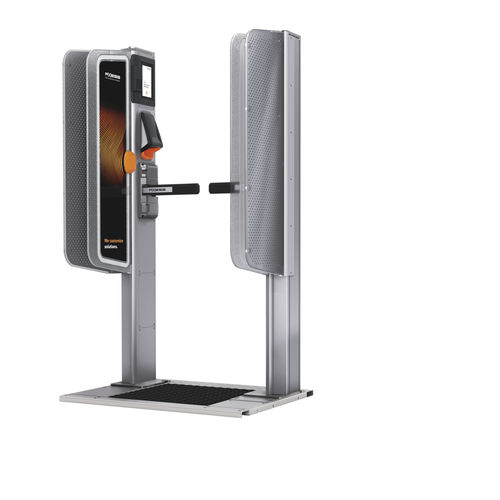 Барьер для контроля доступа - AX500 SMART GATE NG - FLAP - Axess - створчатый / из анодированного алюминия / для общественных мест