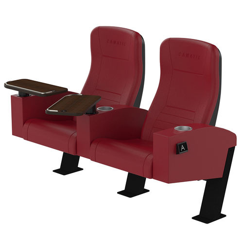 Кресло для кинотеатра из ткани - ACTIVA CLUB - Camatic Seating - из кожи / для профессионального использования / красное