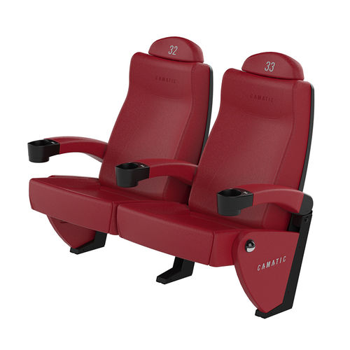 Современное кресло для аудитории - ARTES FIXED - Camatic Seating - из кожи / из ткани / обитое