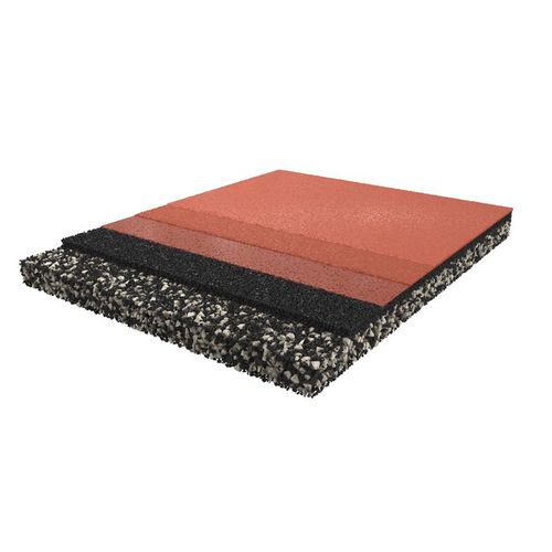 Спортивное покрытие для наружного применения - CONIPUR JIP SOFT - CONICA - из СКЭП / полиуретановое / для спортивной площадки