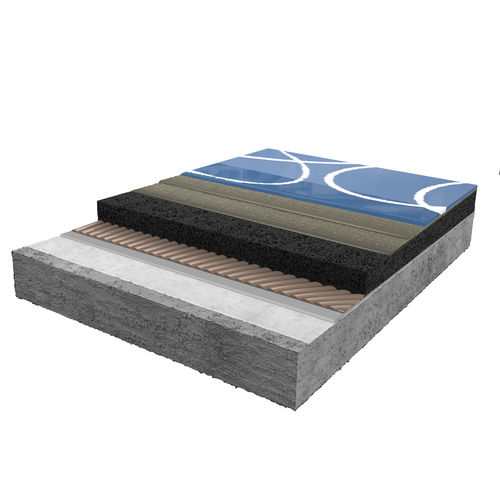 Напольное покрытие из полиуретана - CONIFLOOR UPD+ - CONICA - для интерьера / для сектора услуг / для профессионального использования