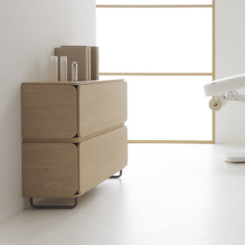 Современный буфет - NAT 1350 EARTH - VISMARA Beauty&Spa Design - из натурального дуба / с полкой / на заказ