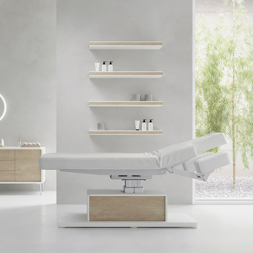 Электрический массажный стол - THE BEN  - VISMARA Beauty&Spa Design - из дерева / с регулируемой высотой / для оздоровительного центра