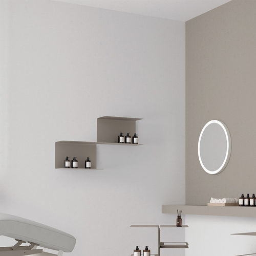 Настенный стеллаж - ARCUS - VISMARA Beauty&Spa Design - современный / из дерева / со встроенным ящиком