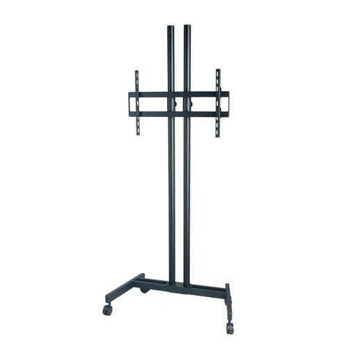 Современная подставка под телевизор на ножке - SLIM 90P20V6 - SERI STYLU - на роликах / из стали