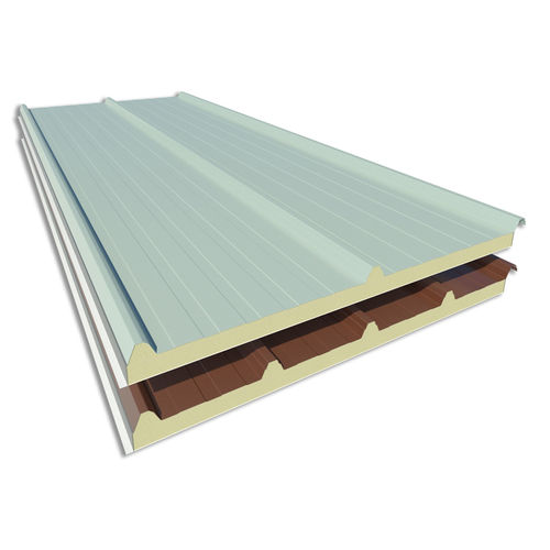 Сэндвич-панель для скатной кровли - EASY AGRO 3GR/5GR - HIANSA PANEL S.A - поверхность из стали / прокладка из полиуретана PUR / Еврокласс B-s3-d0