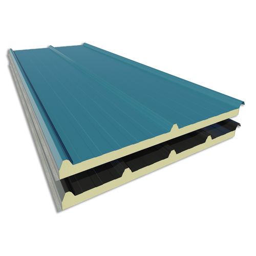 Сэндвич-панель для кровли - EASY ALU 3GR/5GR - HIANSA PANEL S.A - поверхность из стали / поверхность из алюминия / прокладка из полиуретана PUR