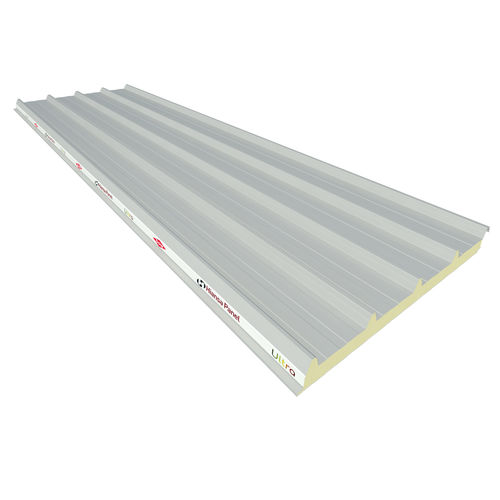 Сэндвич-панель для покрытий - EASY CUB 5GR - ULTRA - HIANSA PANEL S.A - 2 металлические поверхности / прокладка из полиизоцианурата PIR / противопожарная защита