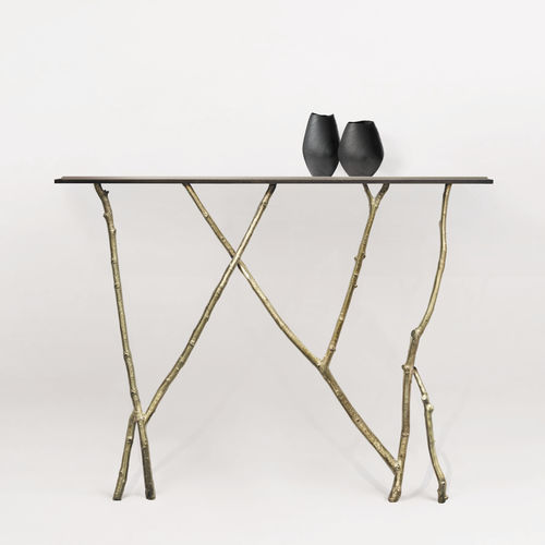 Современный стол-консоль - BRANCHE - Mobilier De Style - из бронзы / из латуни / из железа
