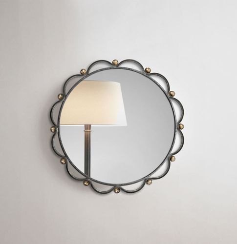 Настенное зеркало - RUBAN  - Mobilier De Style - для профессионального использования / современное / круглое