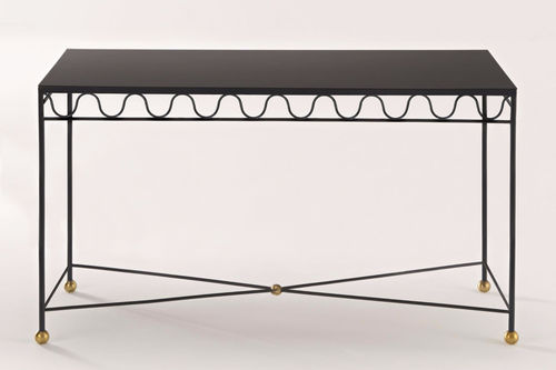 Современный стол-консоль - DUCHESSE - Mobilier De Style - из железа / из кованого железа / из мрамора