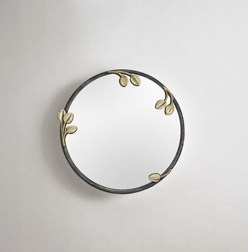 Настенное зеркало - VEGETAL - Mobilier De Style - современное / круглое / из бронзы