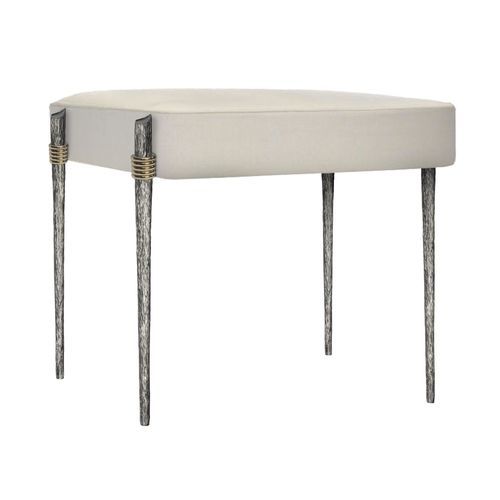 Современная скамейка - ETHNIC - Mobilier De Style - из алюминия / из латуни / из ткани
