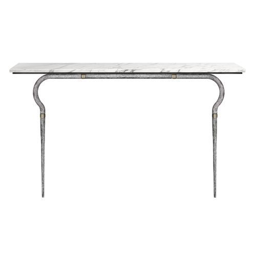 Современный стол-консоль - ETHNIC - Mobilier De Style - из алюминия / из латуни / из мрамора