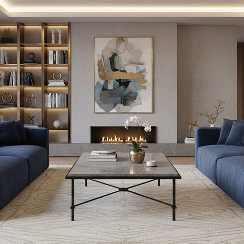 Современный стол - CICERON - Mobilier De Style - из железа / из кованого железа / из закаленного стекла