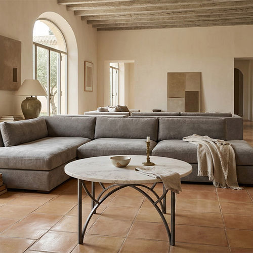 Современный стол - OGIVE - Mobilier De Style - из кованого железа / из мрамора / с основанием из кованого железа