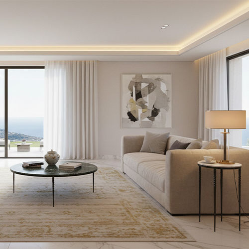 Современный журнальный столик - TWIST - Mobilier De Style - из железа / из кованого железа / из мрамора
