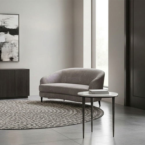Современный вспомогательный столик - ECORCE - Mobilier De Style - из кованого железа / из мрамора / с основанием из железа