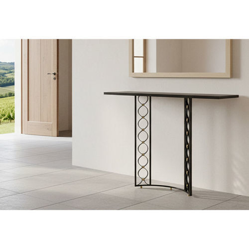 Современный стол-консоль - INFINI - Mobilier De Style - из латуни / из кованого железа / из мрамора