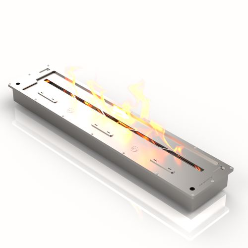 Горелка на биоэтаноле из нержавеющей стали - BR800RW - bioKamino - прямоугольная / современная / встраиваемая