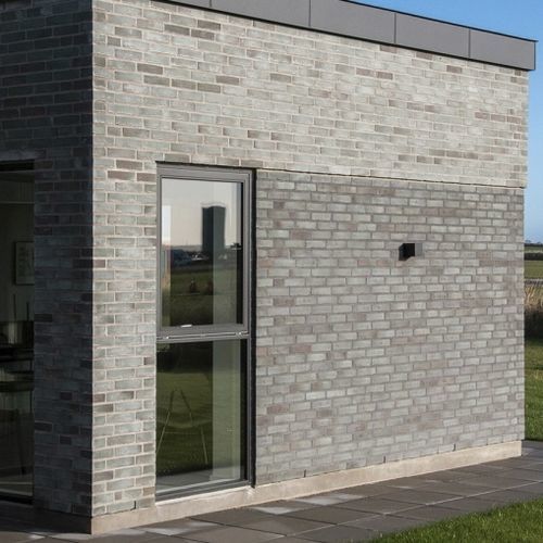 Облицовочный кирпич из клинкера - RT 479 - Randers Tegl A/S - для наружного применения / приклеиваемый / современный
