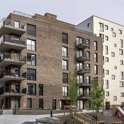 Облицовочный кирпич из клинкера - RT 531 - Randers Tegl A/S - терракотовый / для наружного применения / приклеиваемый