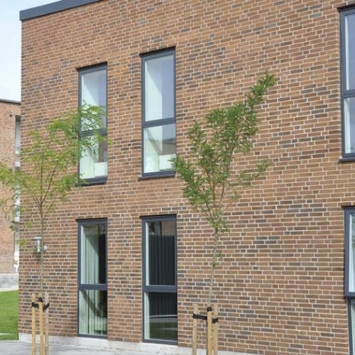 Облицовочный кирпич из клинкера - RT 434 - Randers Tegl A/S - терракотовый / для наружного применения / приклеиваемый