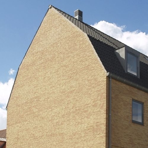 Облицовочный кирпич из клинкера - RT 449 - Randers Tegl A/S - терракотовый / для наружного применения / приклеиваемый