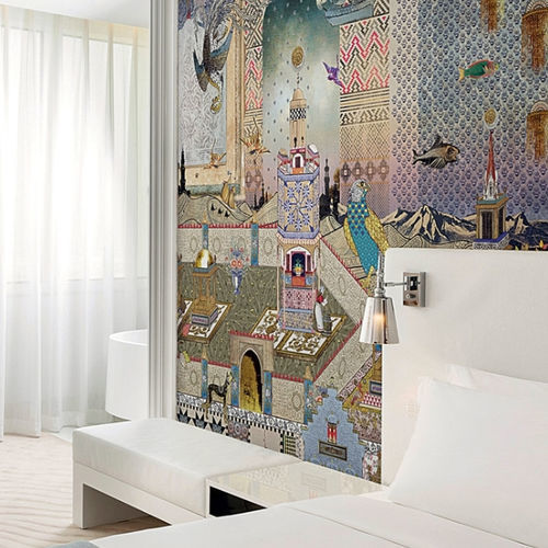 Восточный обои - MONDRIAN DOHA - LondonArt Wallpapers - из ткани / из ПВХ / восточный мотив