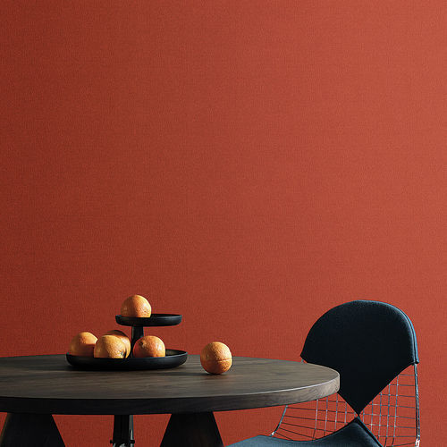 Современный обои - ROSSO TERRACOTTA - LondonArt Wallpapers - из нетканых материалов / из ПВХ / однотонный