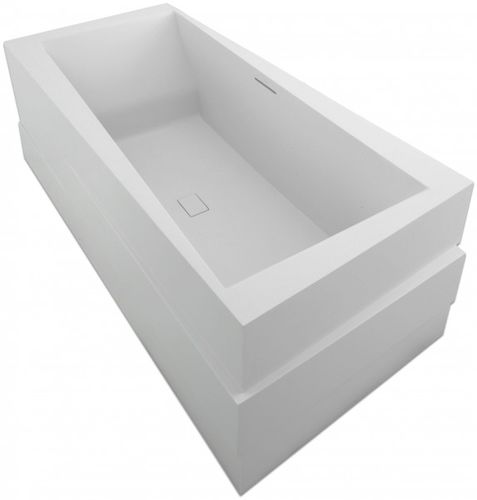 Островная ванна - ASKEW: C1801K - JACOB DELAFON - из Solid Surface / белая