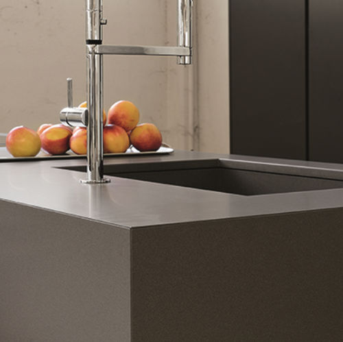 Рабочая поверхность из натурального камня - PACIFIC GREY - Marmotex SRL - для профессионального использования / для кухни / серая