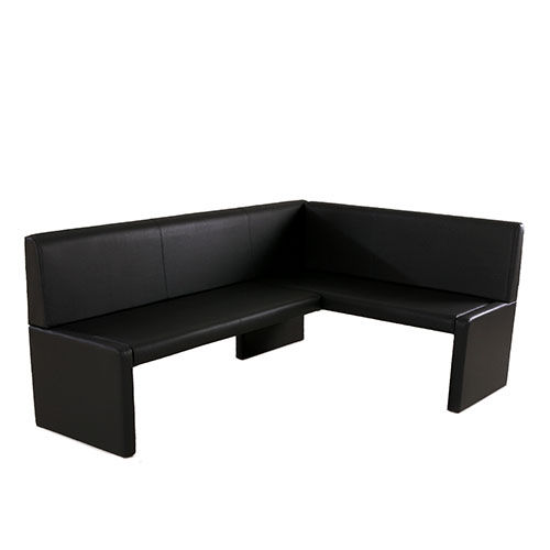 Современная скамейка - BERLIN - Standard Furniture Factory Sarajevo - из кожи / со спинкой