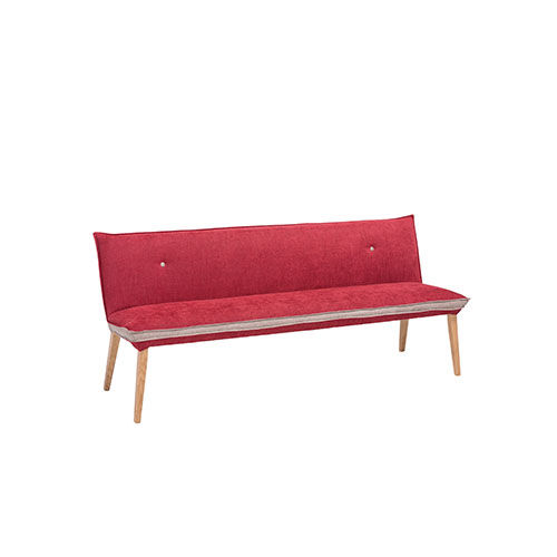 Современная скамейка - GENUA - Standard Furniture Factory Sarajevo - из дерева / из ткани / из кожи