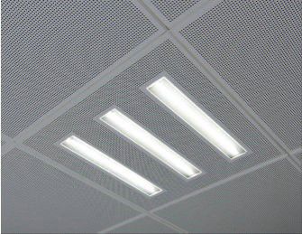 Встраиваемый светильник в потолок - TILE LINE 3D - Integra - Interior Systems - LED / линейный / круговой