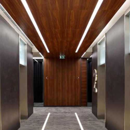 Акустический баффл из ламината - PANEL SYSTEM - Integra - Interior Systems - МДФ / подвесной / прямоугольный
