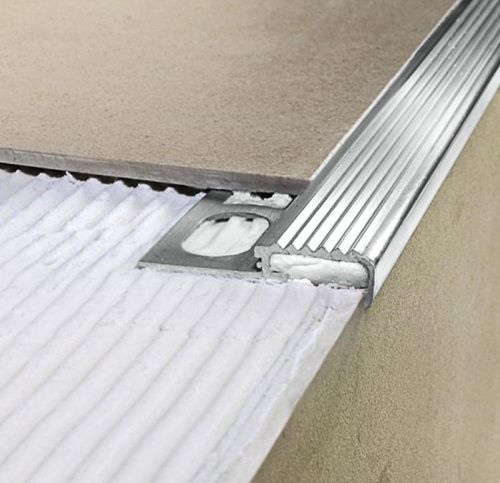 Валик ступени из алюминия - CERFIX PROSTEP SM SMA - PROFILPAS - противоскользящий