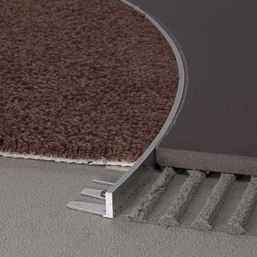 Разделительный профиль из нержавеющей стали - CERFIX PROANGLE FLEX - PROFILPAS - из латуни / алюминий / для плиточного пола