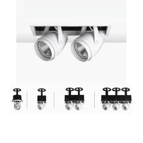 Светильник на рейке LED - TLF series - ULTIMATELED - конический / из металла / для пищевой промышленности