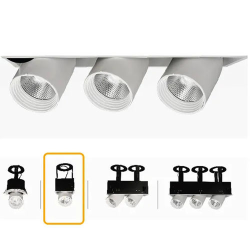 Светильник на рейке LED - TLE series - ULTIMATELED - цилиндрический / из металла / для пищевой промышленности