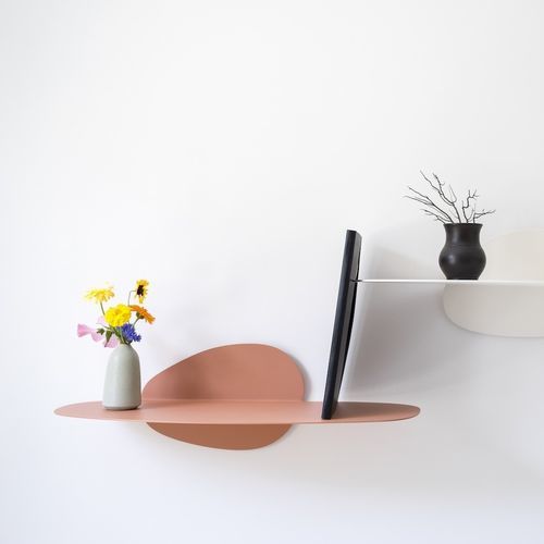 Настенный стеллаж - surface medium - bibelo - современный / из окрашенного металла / белый