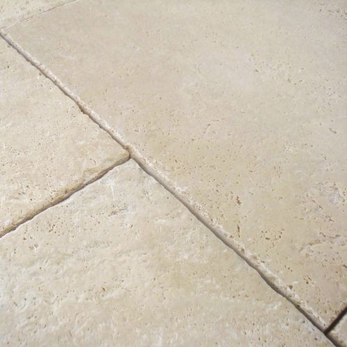 Уличная плитка из травертина - Travertine Stone with Antique Look - DANTA MARMOR - для наружного применения / текстурированная / противоскользящая