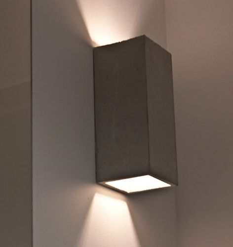Современный настенный светильник - ORTO - Living Concrete Ltd - для интерьера / из стали / из бетона
